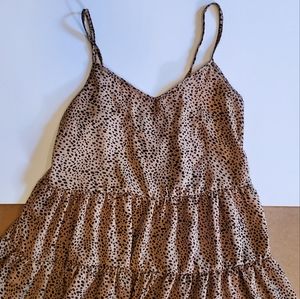 Animal Spot Print Tunic Tank Dress